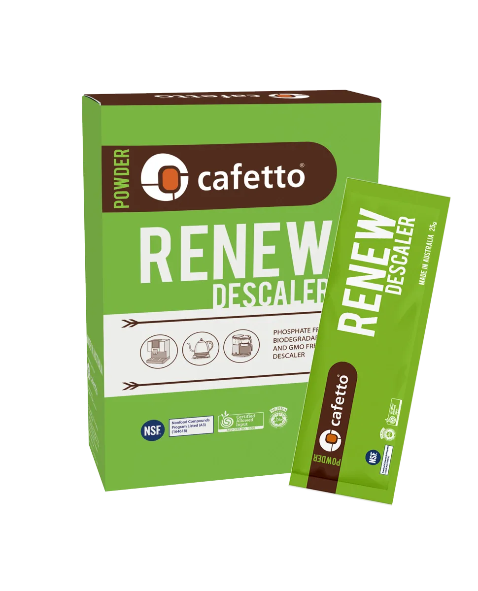 Cafetto Renew Descaler Sachets (6 x 25g)
