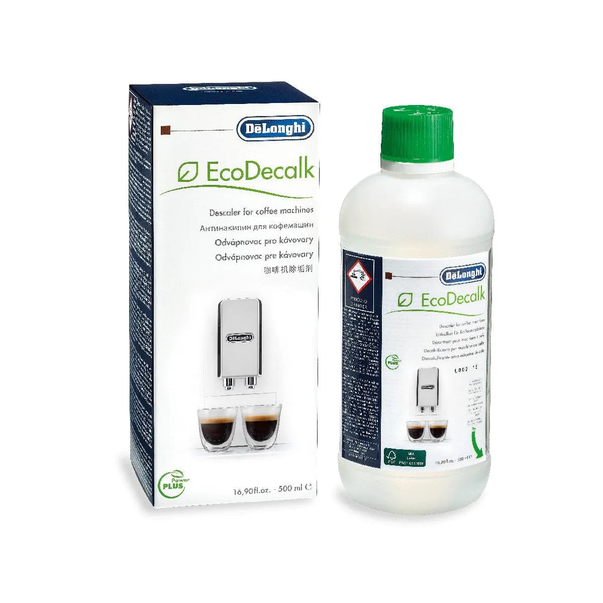 De'Longhi EcoDecalk Descaling Solution 500ml (16.9 oz) DLSC500