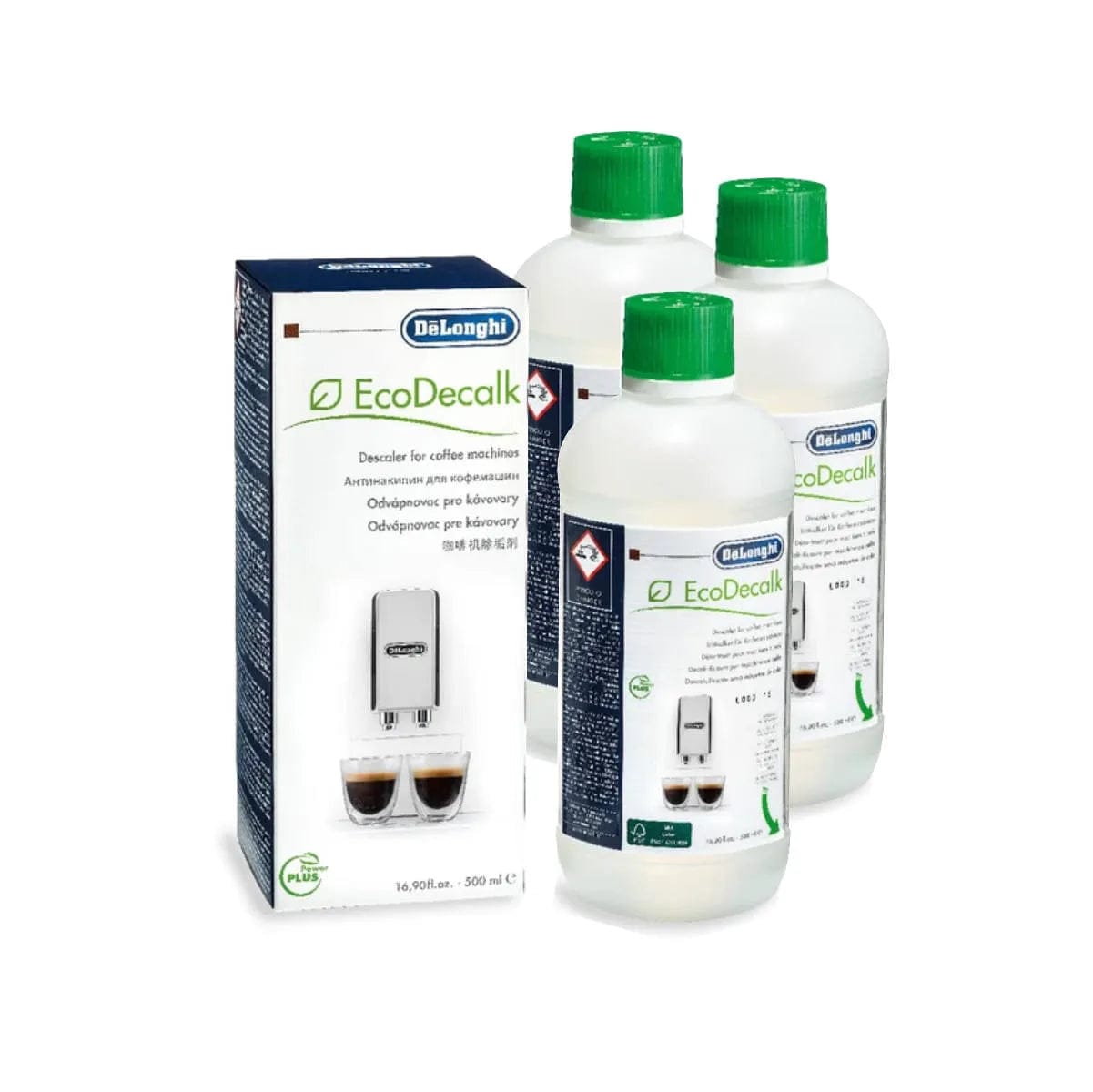 De'Longhi EcoDecalk Descaling Solution Bulk Value Pack (1.5L / 50.7 oz)