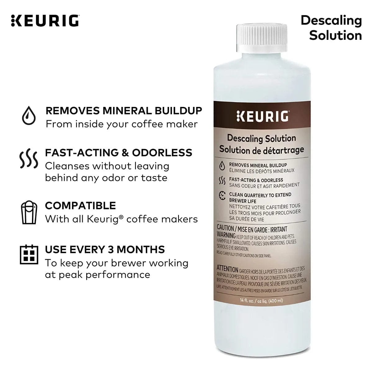Keurig Descaling Solution 400mL (14oz)