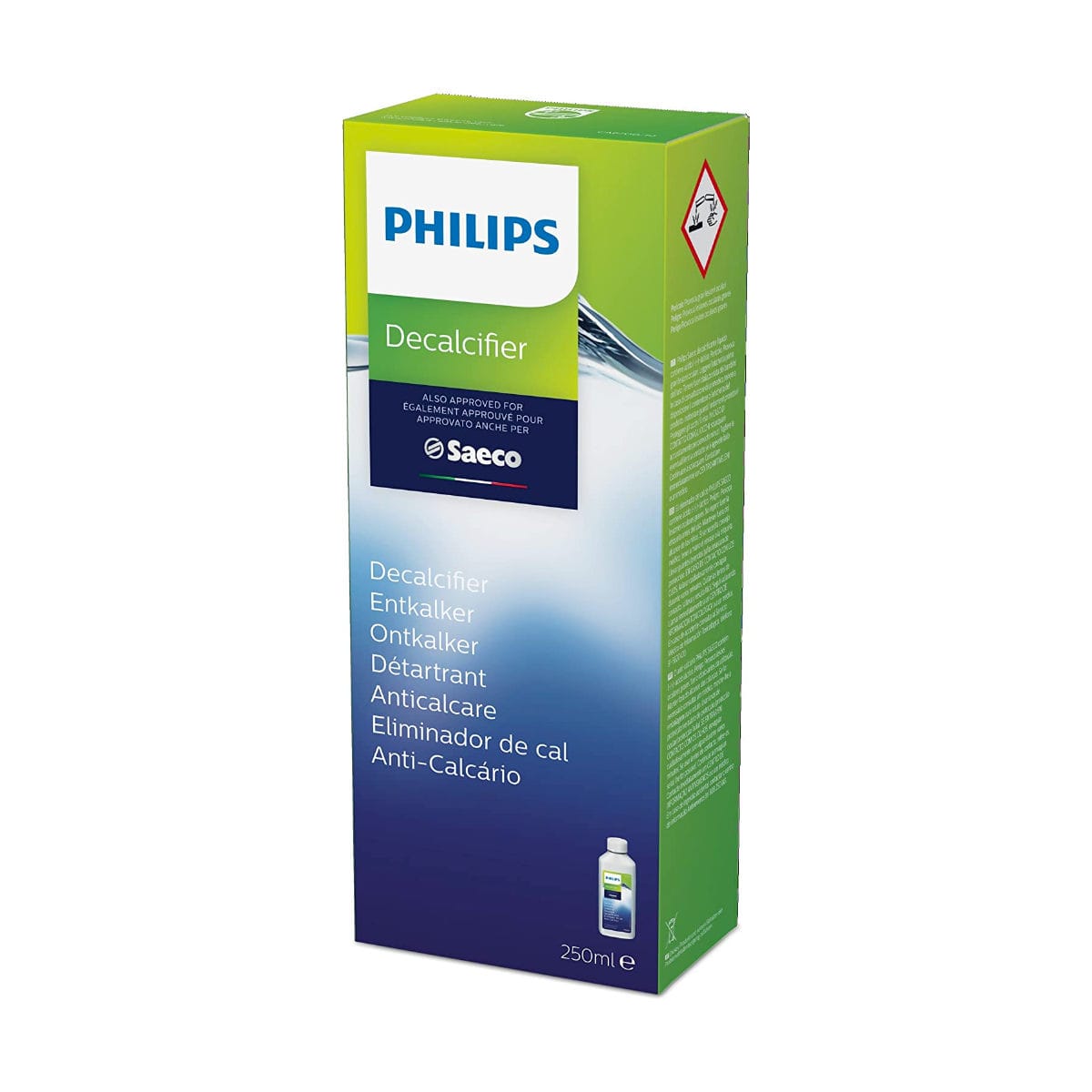Philips Saeco Espresso Machine Decalcifier 250 ml CA6700/47 (2 Pack)