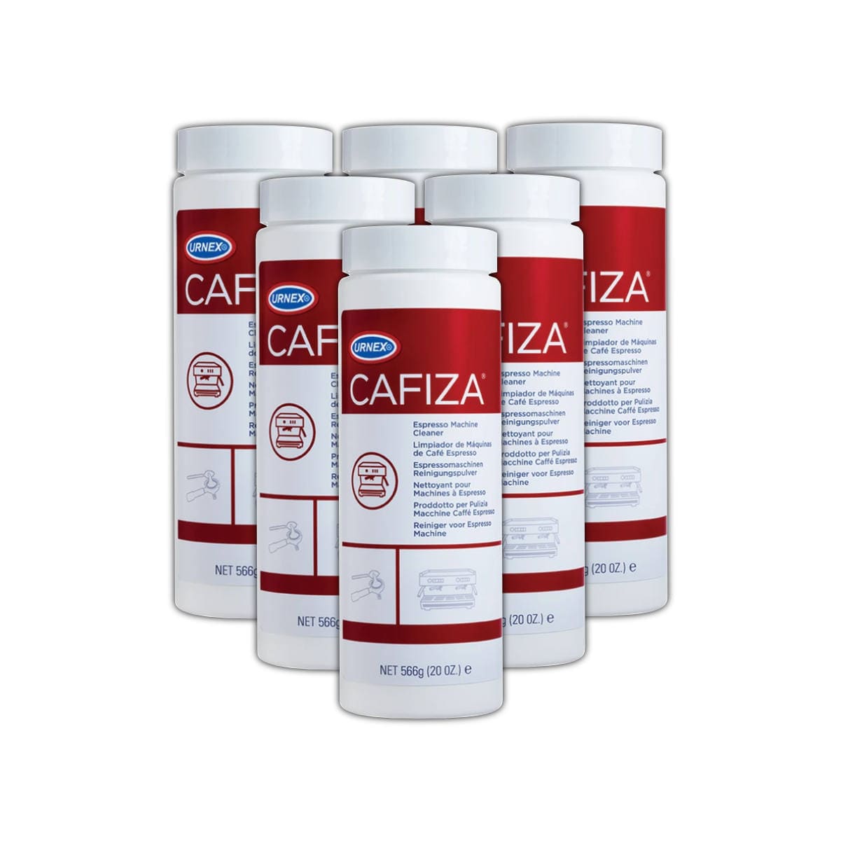 Urnex Cafiza Espresso Cleaner Bulk 6 Pack (3.4kg / 120oz)